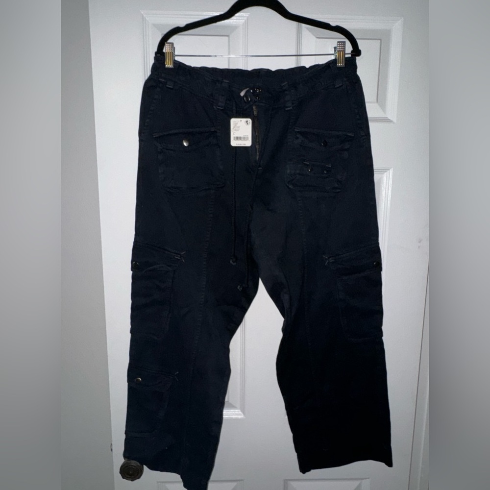 free people black cargo pants